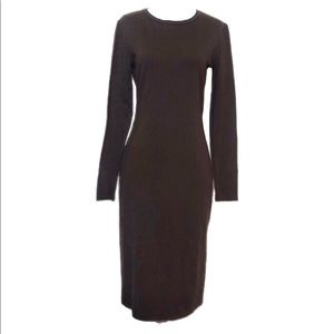 Philosophy Espresso Body Con Midi Dress Small